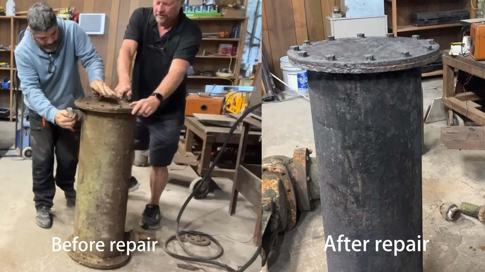 Brick restoration of the 1924 water tower component cover