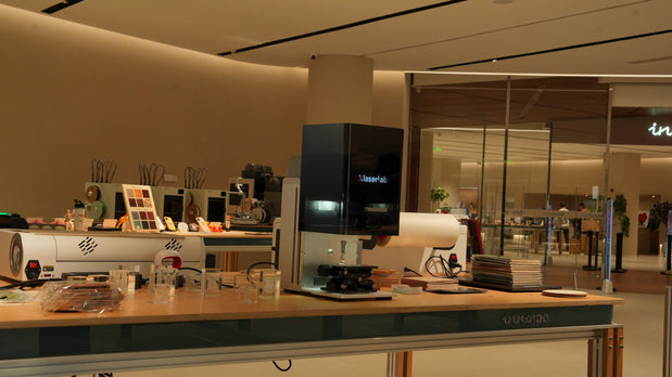 Laser engraving machines engraving patterns