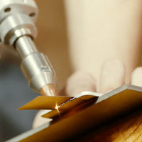 Laser cutting 0.8 mm thick metal