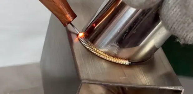 Welding stainless steel using spot welding