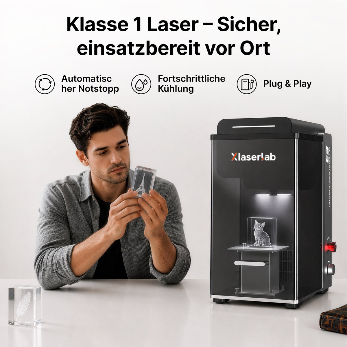 XLaserlab E3 10W UV-Lasergravierer