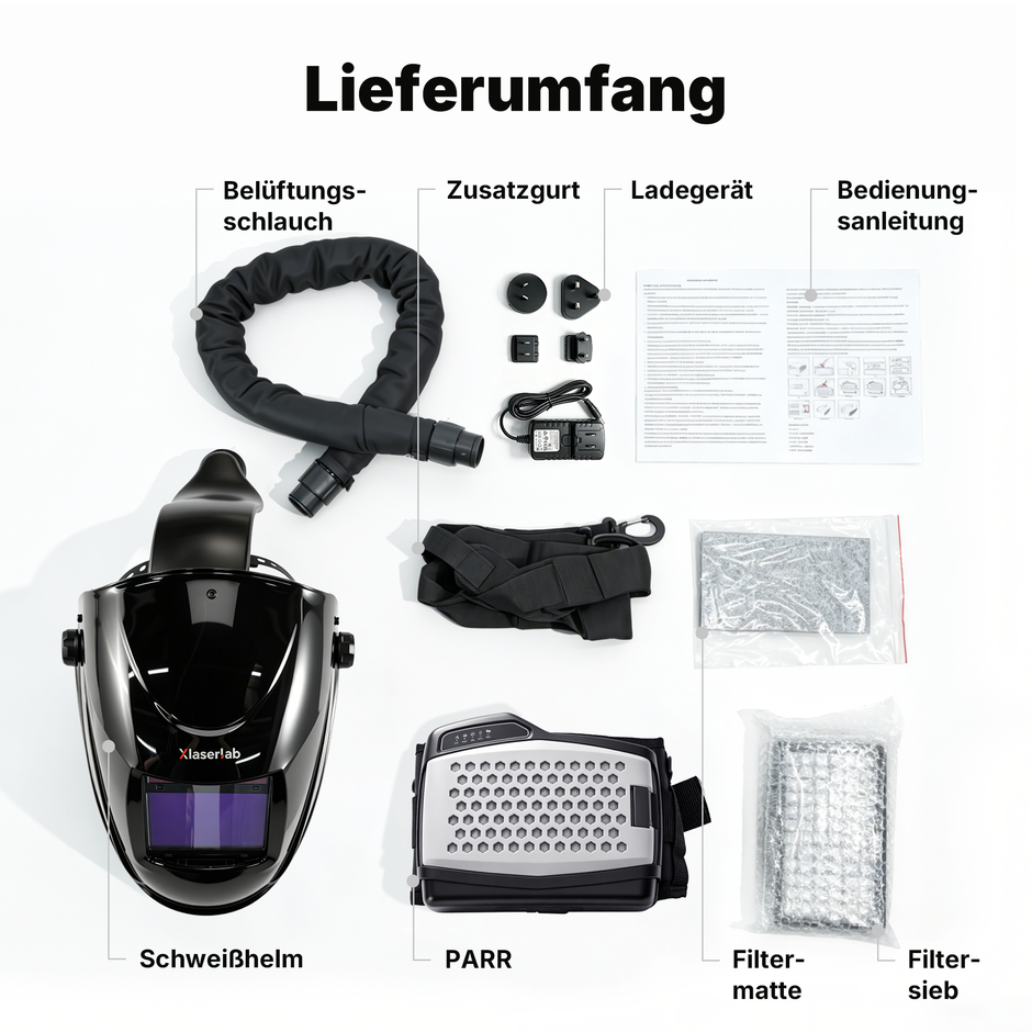 Xlaserlab Automatikverdunkelnder Laserhelm – 950 nm–1100 nm OD8