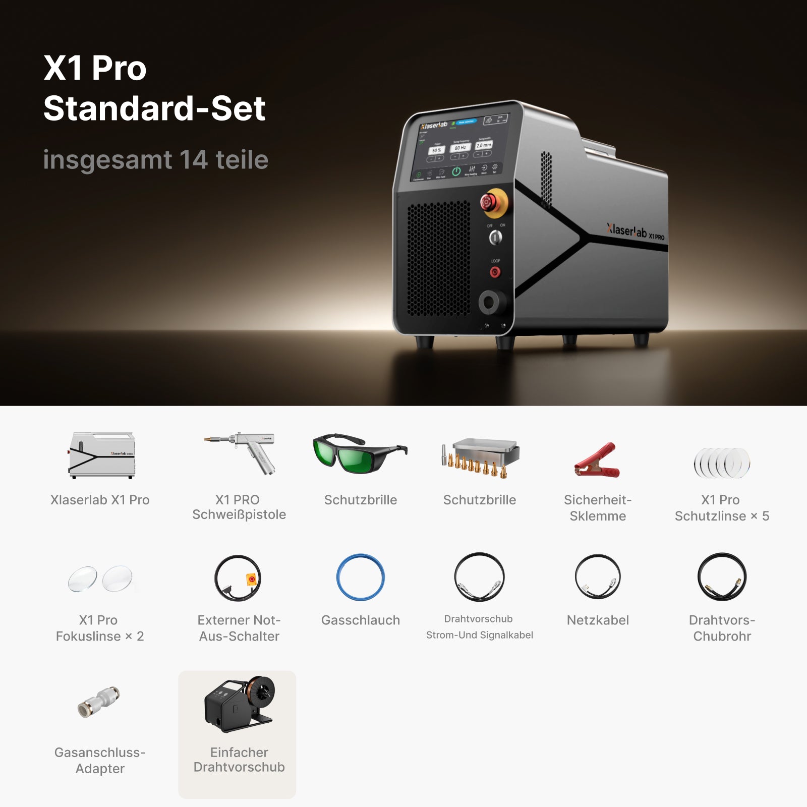 Xlaserlab X1 Pro Laserschweißgerät, Laserreiniger & Laserschneider