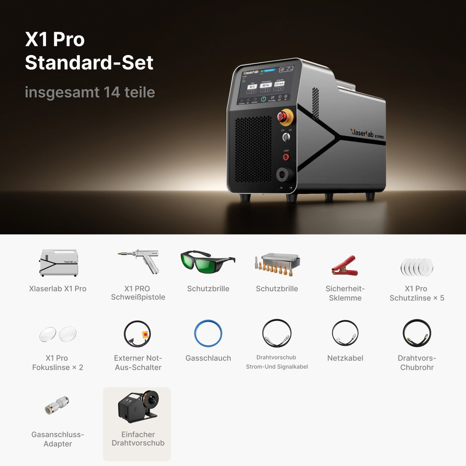 Xlaserlab X1 Pro Laserschweißgerät, Laserreiniger & Laserschneider
