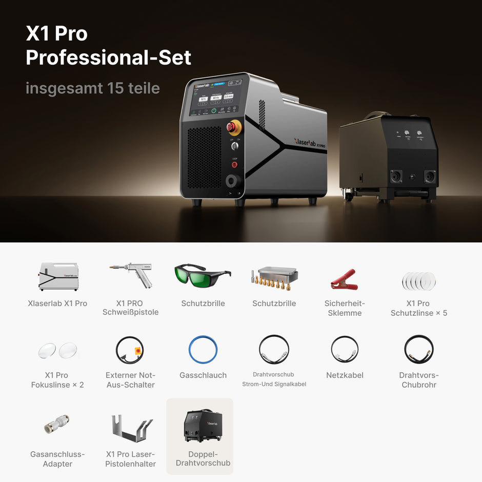 Xlaserlab X1 Pro Laserschweißgerät, Laserreiniger & Laserschneider