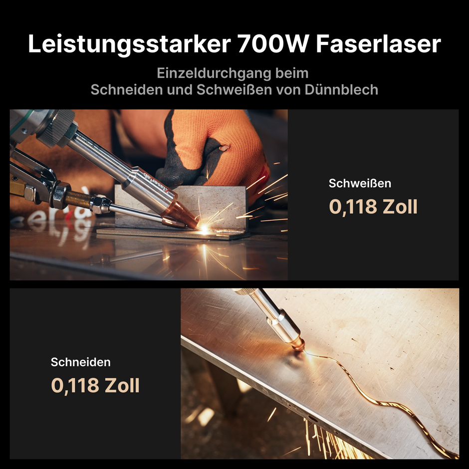 Xlaserlab X1 Pro Laserschweißgerät, Laserreiniger & Laserschneider