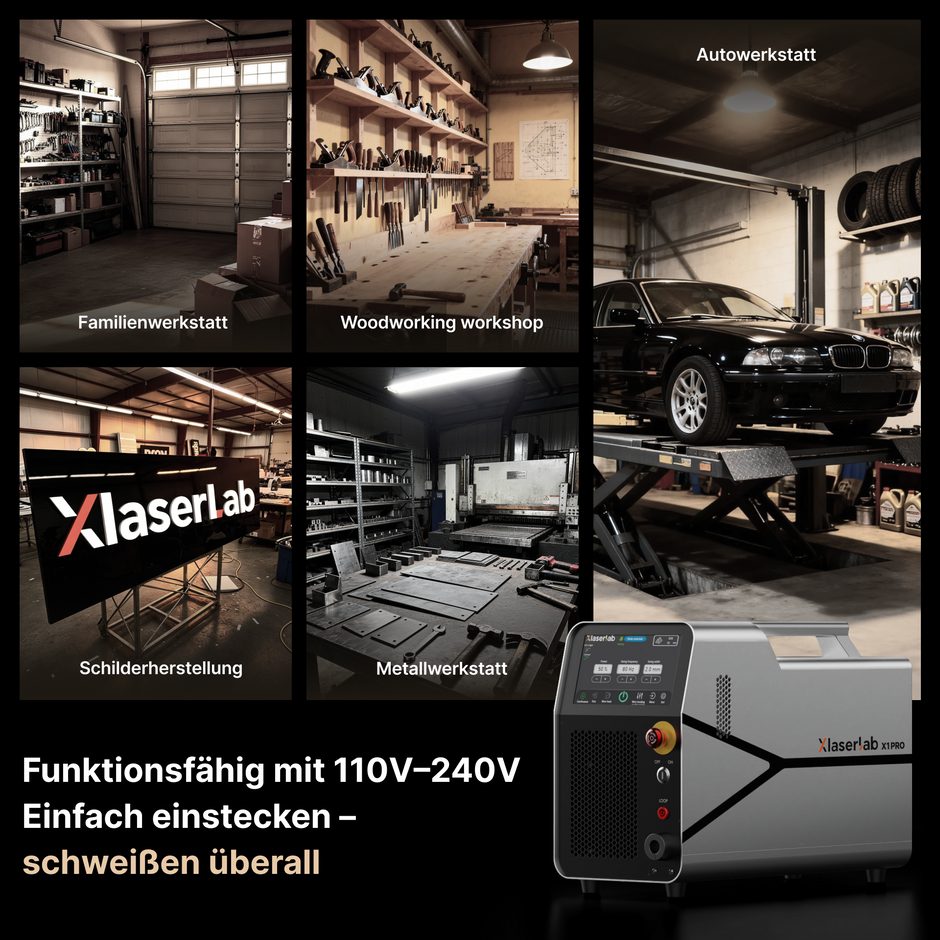 Xlaserlab X1 Pro Laserschweißgerät, Laserreiniger & Laserschneider