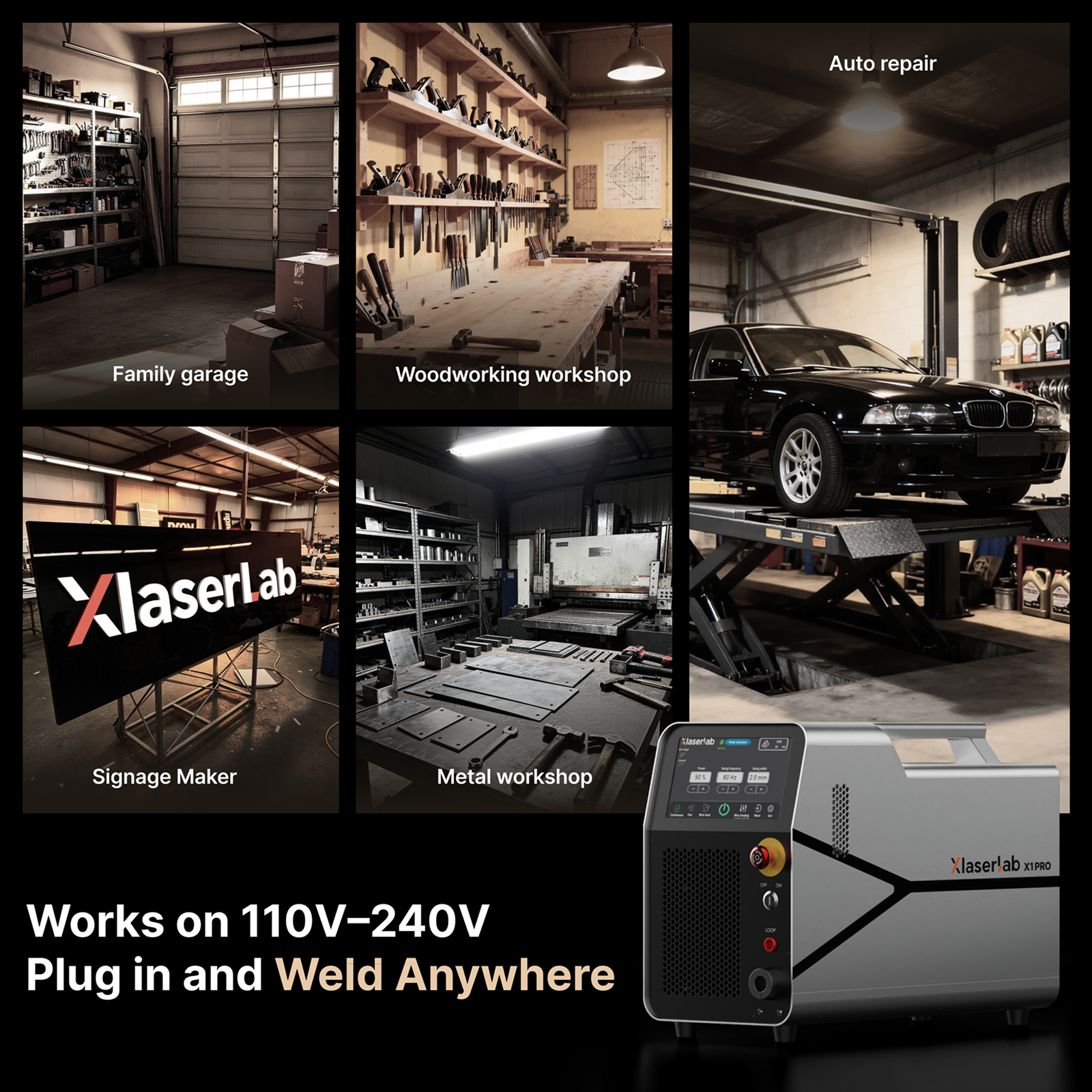 Xlaserlab X1 Pro Laser Welder, Cleaner & Cutter