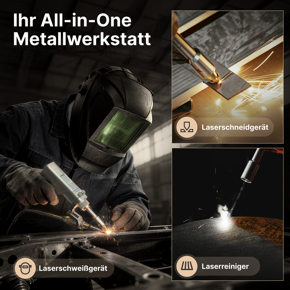Xlaserlab X1 Pro Laserschweißgerät, Laserreiniger & Laserschneider